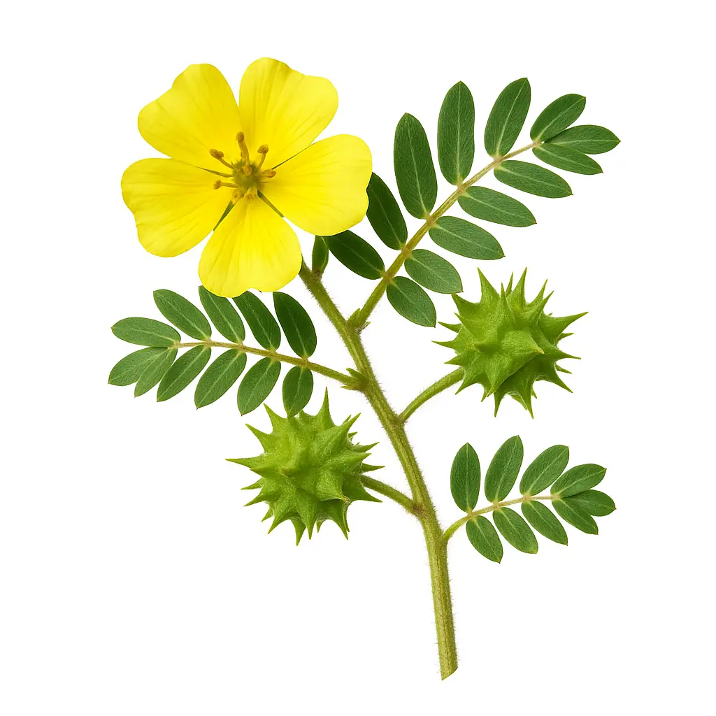 Tribulus terrestris — planta natural para el bienestar físico.